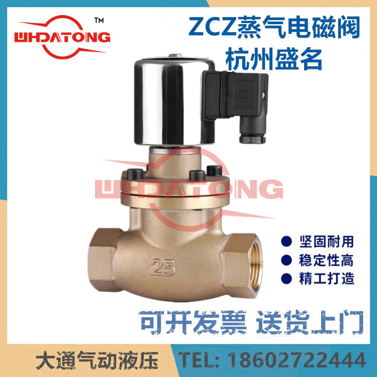 杭州盛名 蒸汽电磁阀ZCZ-15 ZCZ-25 ZCZ-32 ZCZ-40 ZCZ-50 65F 80